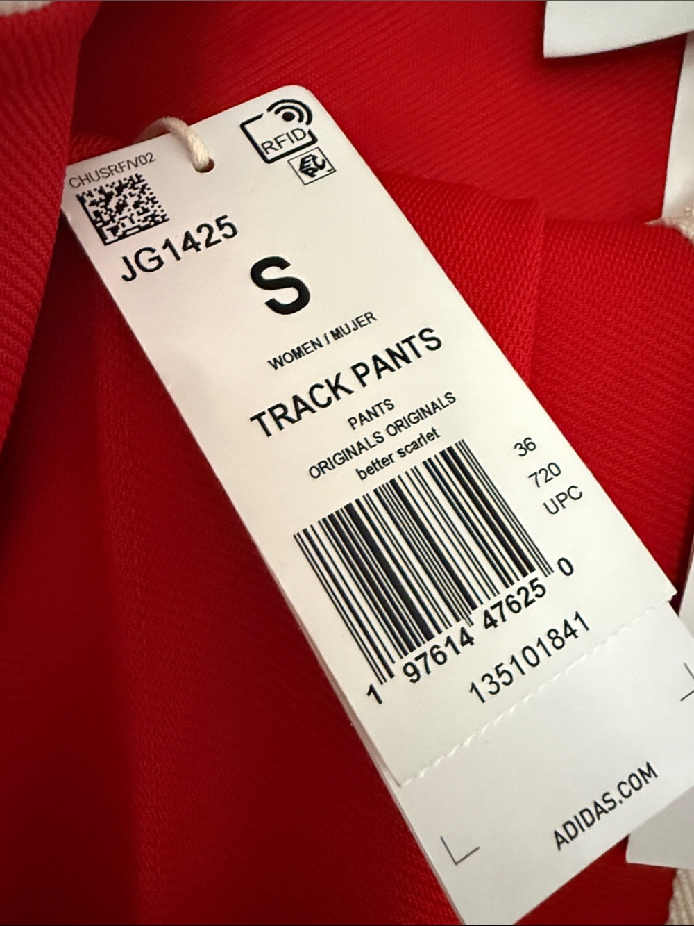 NWT adidas Originals Avavav Red Cropped Track jacket pants coord set RARE - Picture 16 of 16